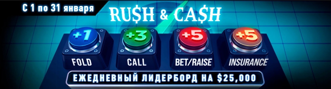 Rush&Cash - промоакция GGПокерОК