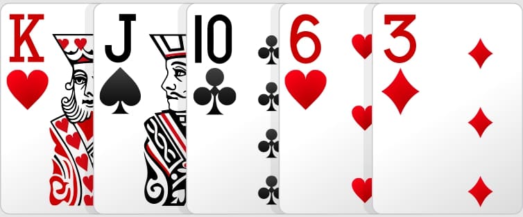 Как играть с комбинацией старшая карта в покере
